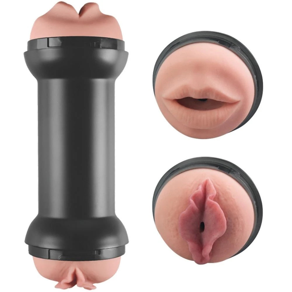 Lovetoy Training Master Çift Girişli Oral ve Vajinal Masturbator