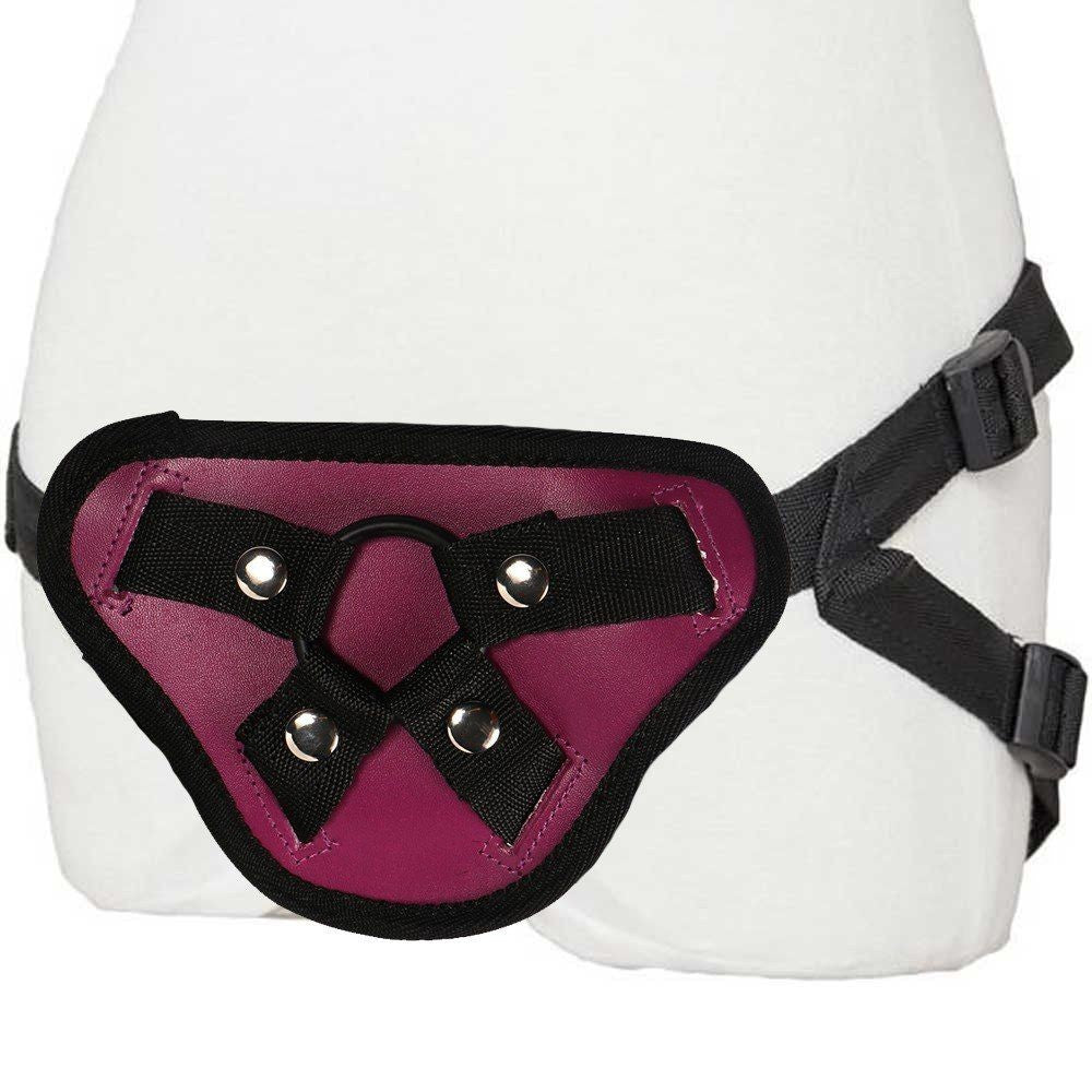 Red Yastıklı Penis Kemeri 3 Halka Ayarlanabilir Vantuz Genişliği