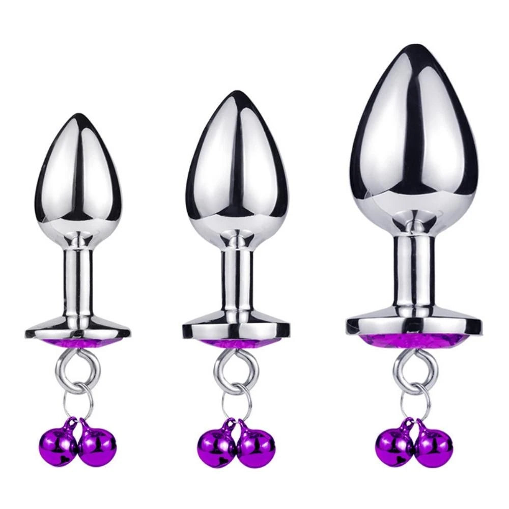 Frowzer Asslock Zilli ve Tasmalı Medium Anal Plug