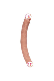 Large 39 cm Flexible Esnek  Çift Taraflı Penis