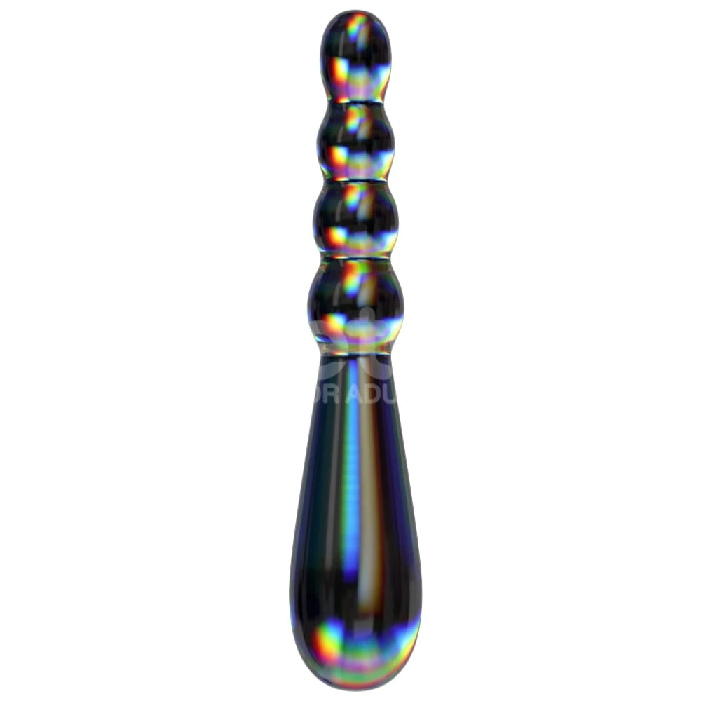 Lovetoy Twilight Gleam Glass Dildo- Rising Ripples Cam Dildo LV610023