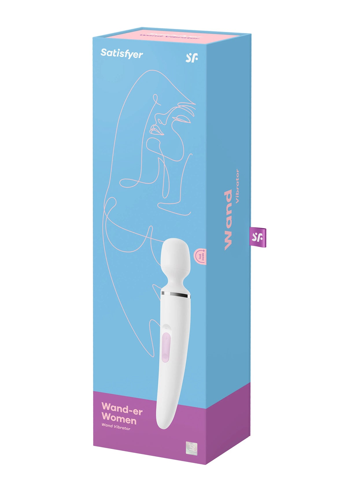 Satisfyer Wand-Er Woman Ultra Güçlü XXL Masaj Aleti–White