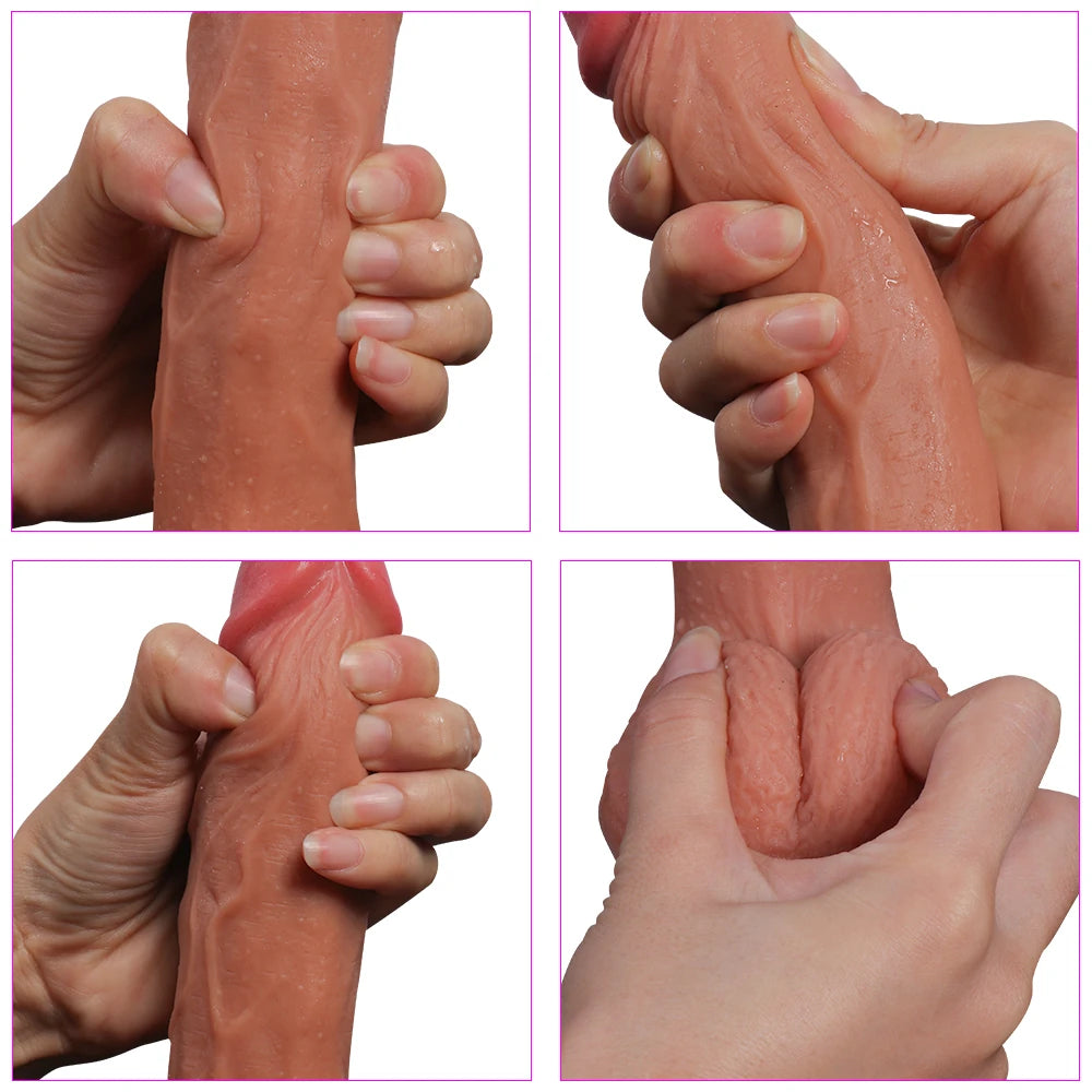 Shequ Victor Strap-On 20 Cm Belden Bağlamalı Realistik Penis SQ-WBD10014