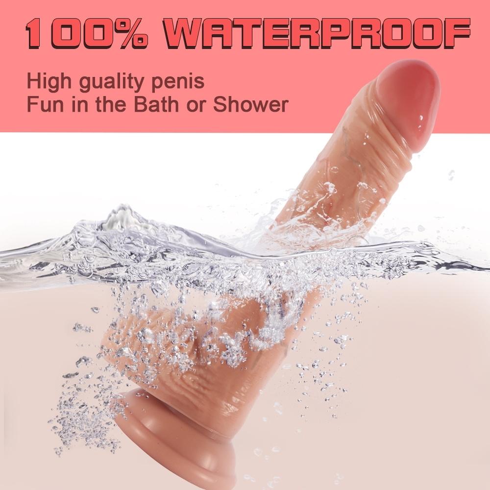 Shequ Marvin 20 Cm İleri Geri Hareketli Kemerli Realistik Penis