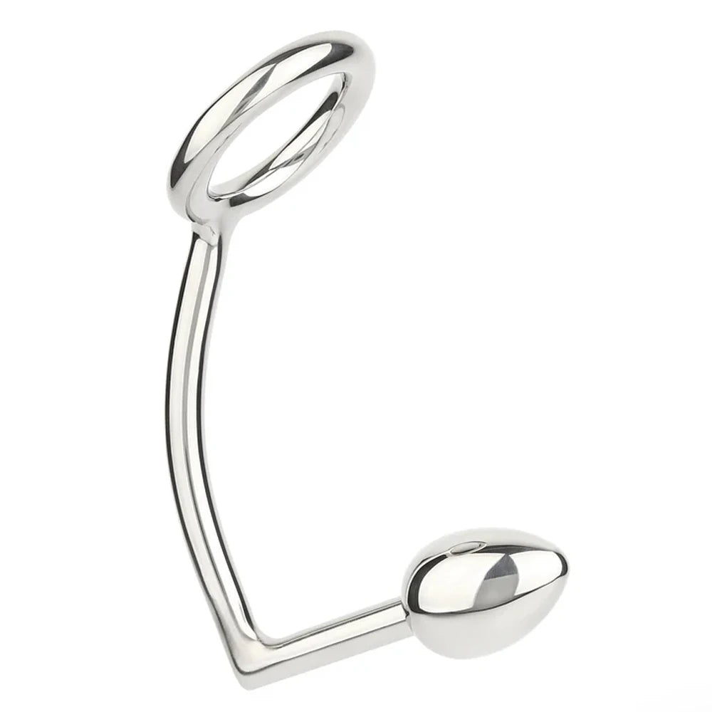 Mr. Steel Ass Hitch Egg 30 mm / Ring 40 mm Plug Penis Halkası