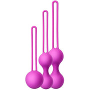 Erox Kegel Balls Exercisers Metal Ağırlıklı Kegel Egzersiz Topu Set-Purple