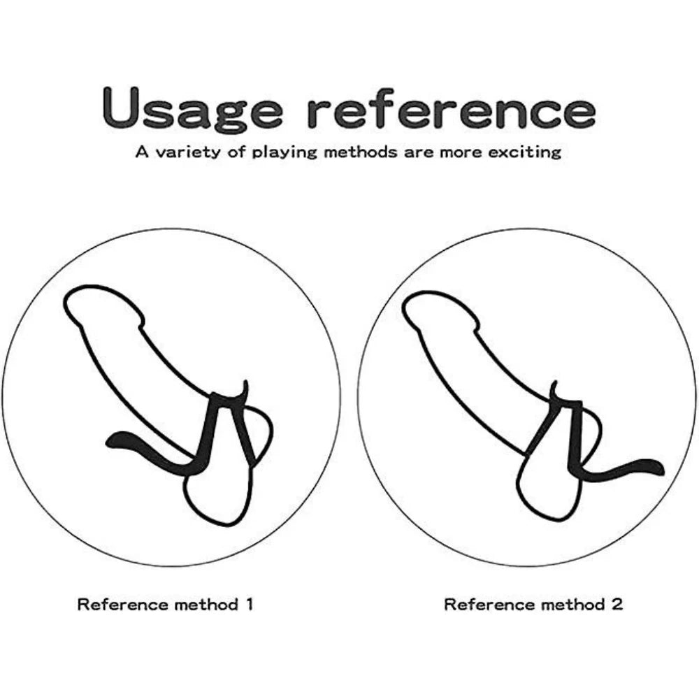Frowzer Tail Perine Testis Destekli Esnek Penis Halkası