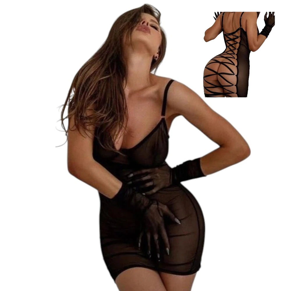 Frowzer Fantasy Wear Daria Özel Tasarım Tül Gecelik