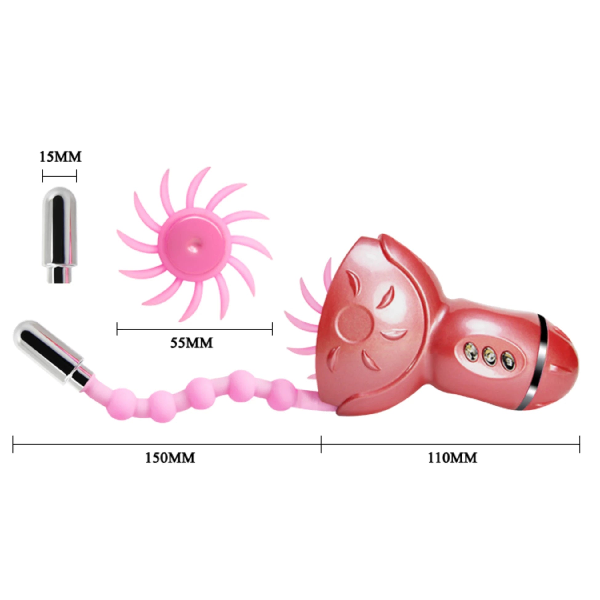 Baile Rolling Fun Oral Sex Simulator Hareketli Vibratör