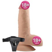 Lovetoy The Ultra Soft Dude Dildo 18 Cm Belden Bağlamalı Realistik Penis LV1084