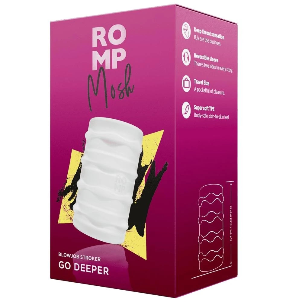 Romp Mosh Reusable Blowjob Stroker Male Masturbator