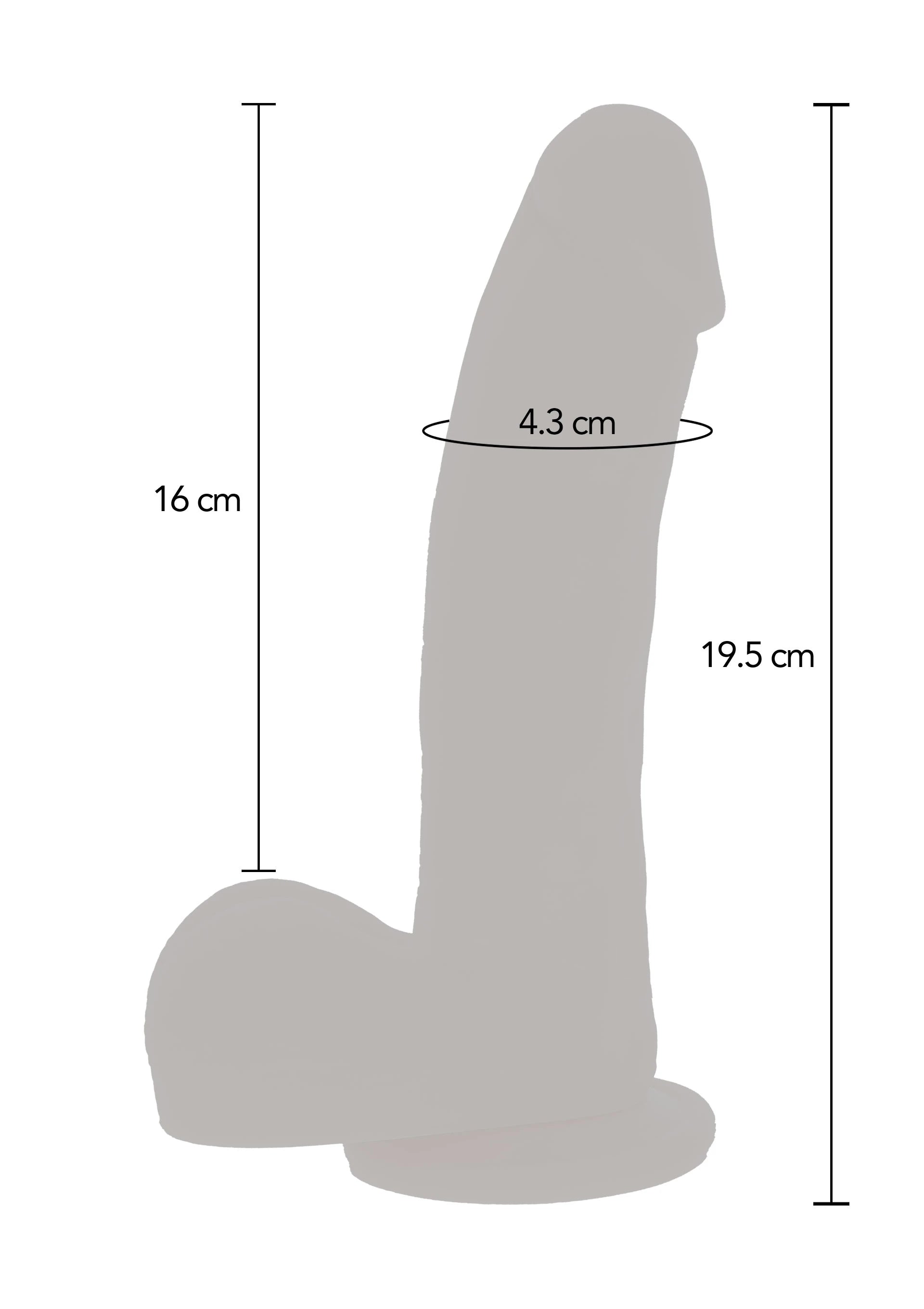 ToyJoy Naked Thrusting Dildo Silicone İleri Geri Hareketli Realistik Penis 19.5 Cm.