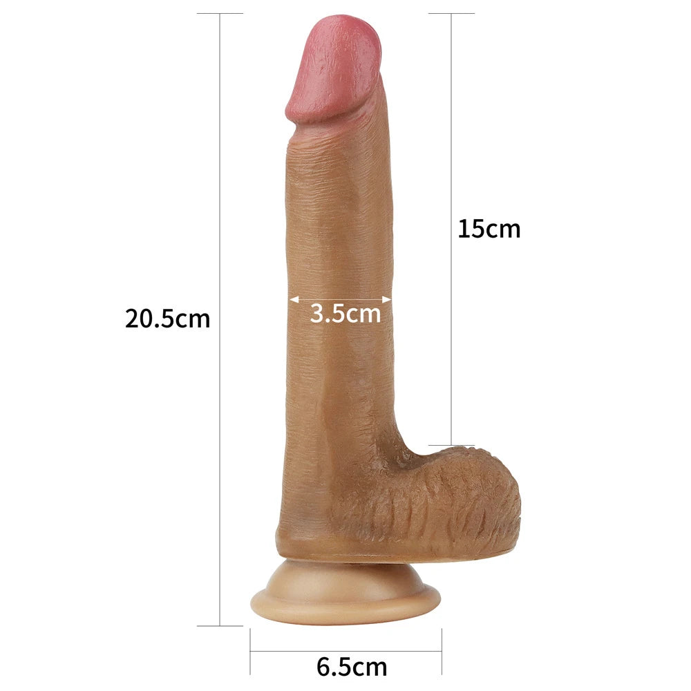 Lovetoy Nature Cock Soft Et Dokulu Realistik Penis 20 cm
