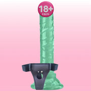 Frowzer Jelly Strap-On 14.5 cm Balden Bağlamalı Realistik Penis-Green