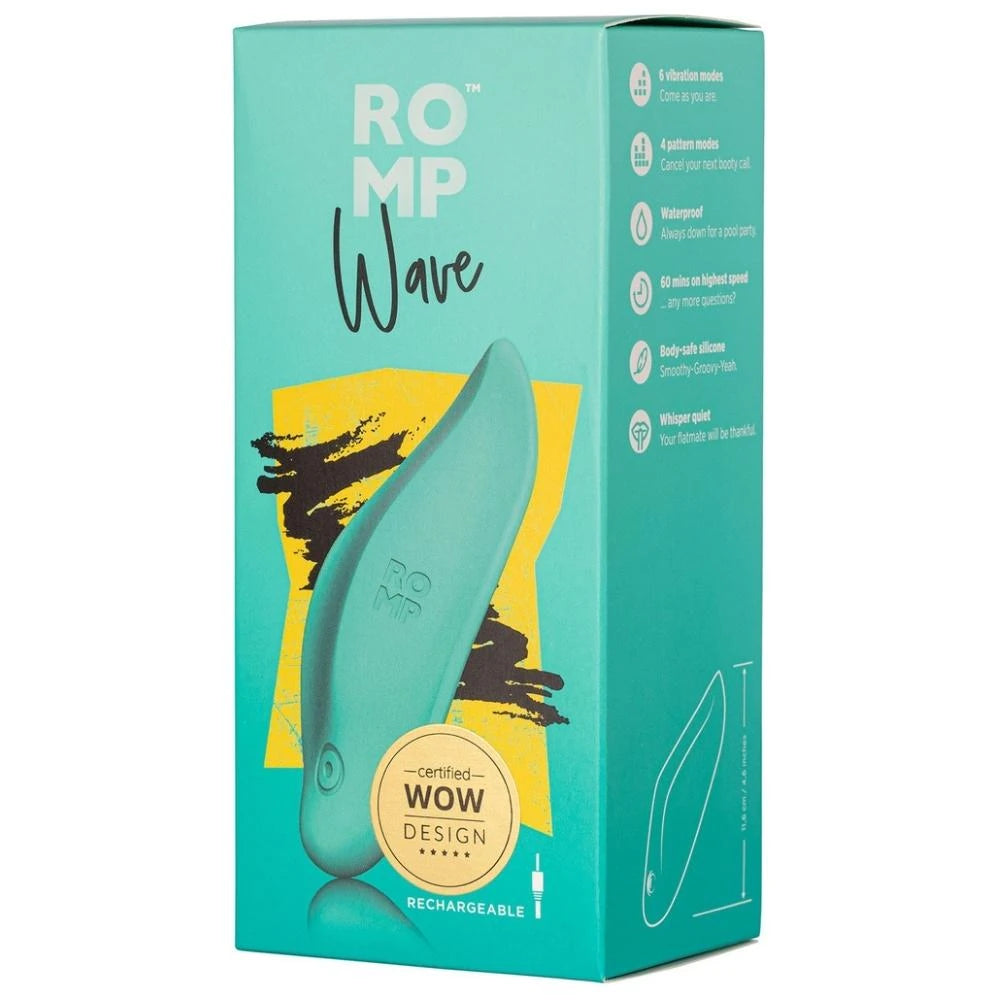 Romp Wave Şarj Edilebilir Clitoral Uyarıcı Vibratör