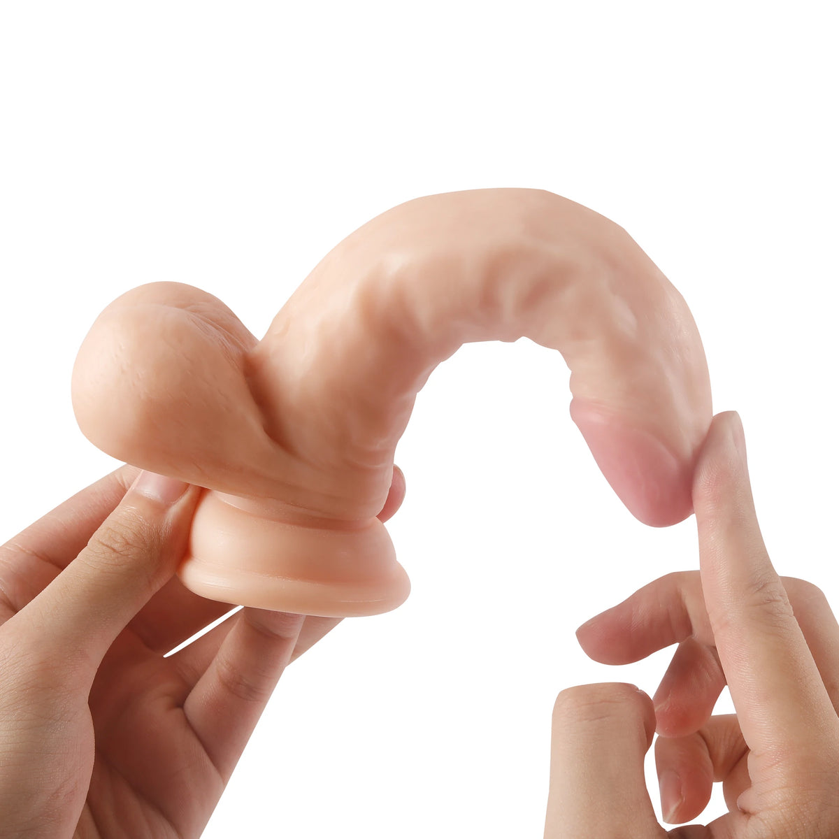 Xise Dildo Series Hunk Eagle Belden Bağlamalı Realistik Penis 17 Cm