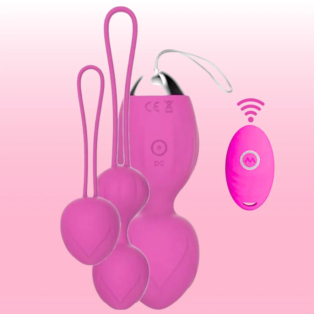 Frowzer Exuis Pink Uzaktan Kumandalı Kegel Egzersiz Topu