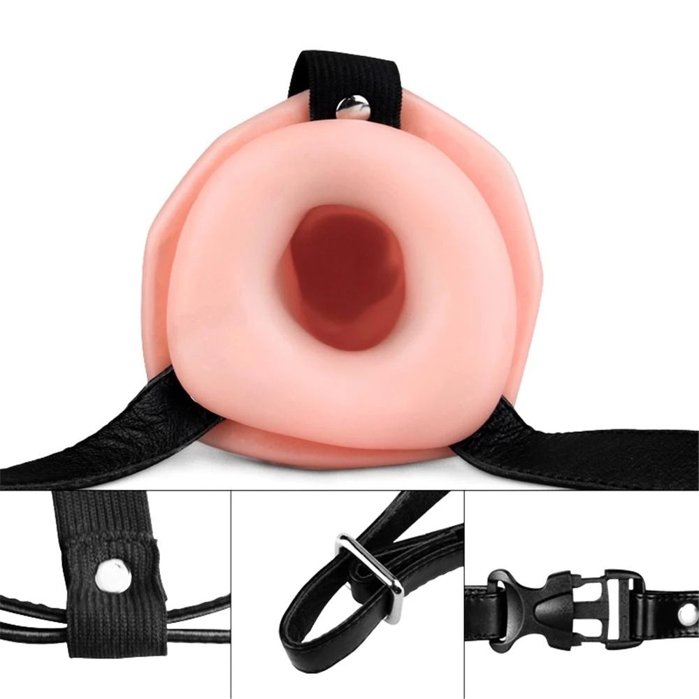 Lovetoy İçi Boş Unisex Kullanılabilen 17 Cm Belden Bağlamalı Penis LV3001