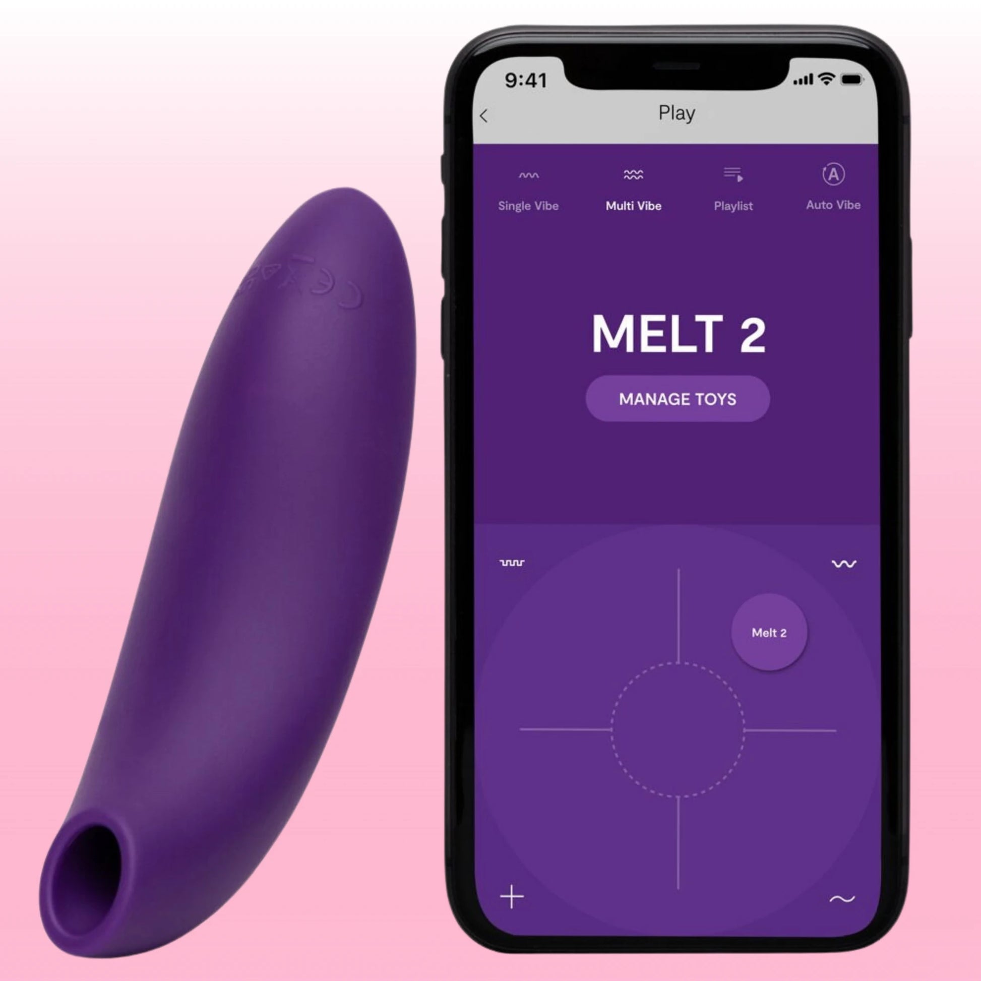We-Vibe Melt 2 Telefon Kontrollü Hava Klitoris Uyarıcısı Emiş Güçlü Vibratör