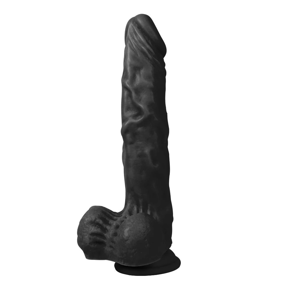 Xise Dildo Series Victory Hero 24 cm Realistik Penis XS-WBC10005-Black