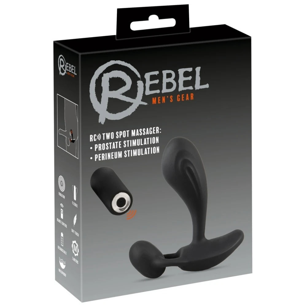 Rebel Men's Gear RC Two Spot Massager Uzaktan Kumandalı Prostat Vibratör