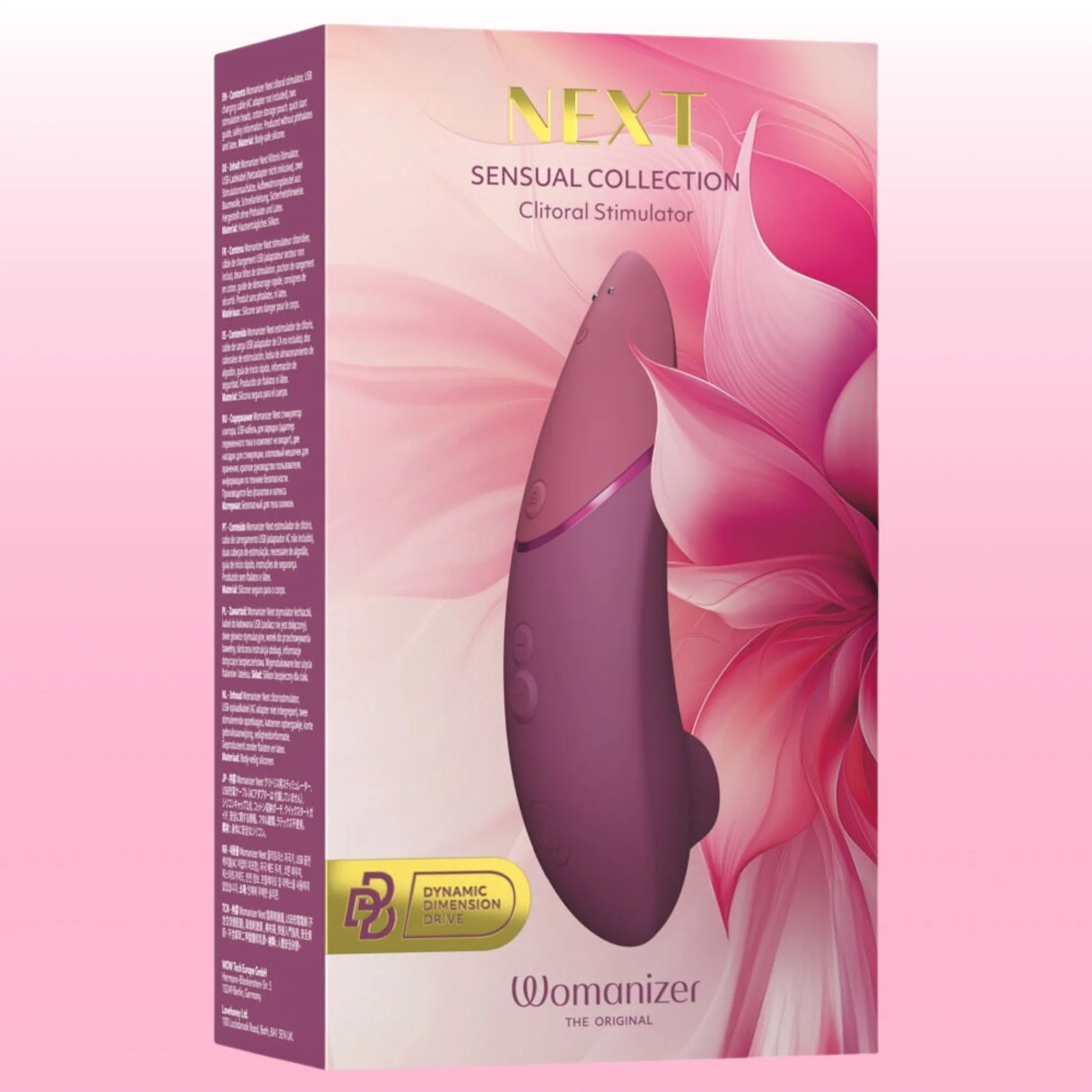 Womanizer Next Sensual Collection Emiş Güçlü ve Klitoral Uyarıcı Vibratör-Pink