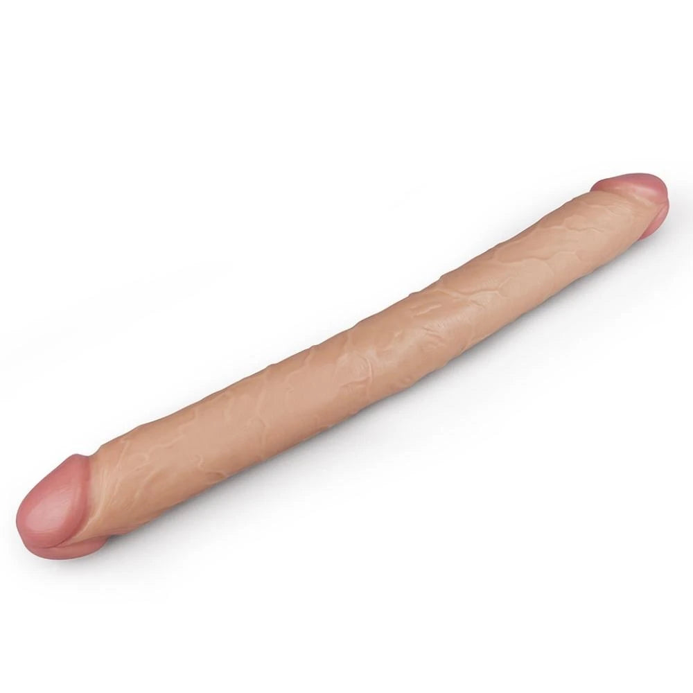 Lovetoy King Size 43 cm Realistik Ultra Esnek Çift Taraflı Penis