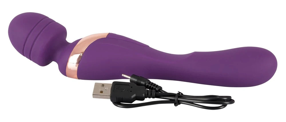 Javida Double Vibro Massager Çift Taraflı Masaj Wand Vibratör