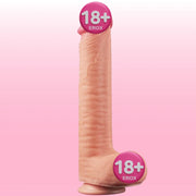 Lovetoy Dual Layered Platinum Silicone Cock 30 cm Realistik Penis LV411013