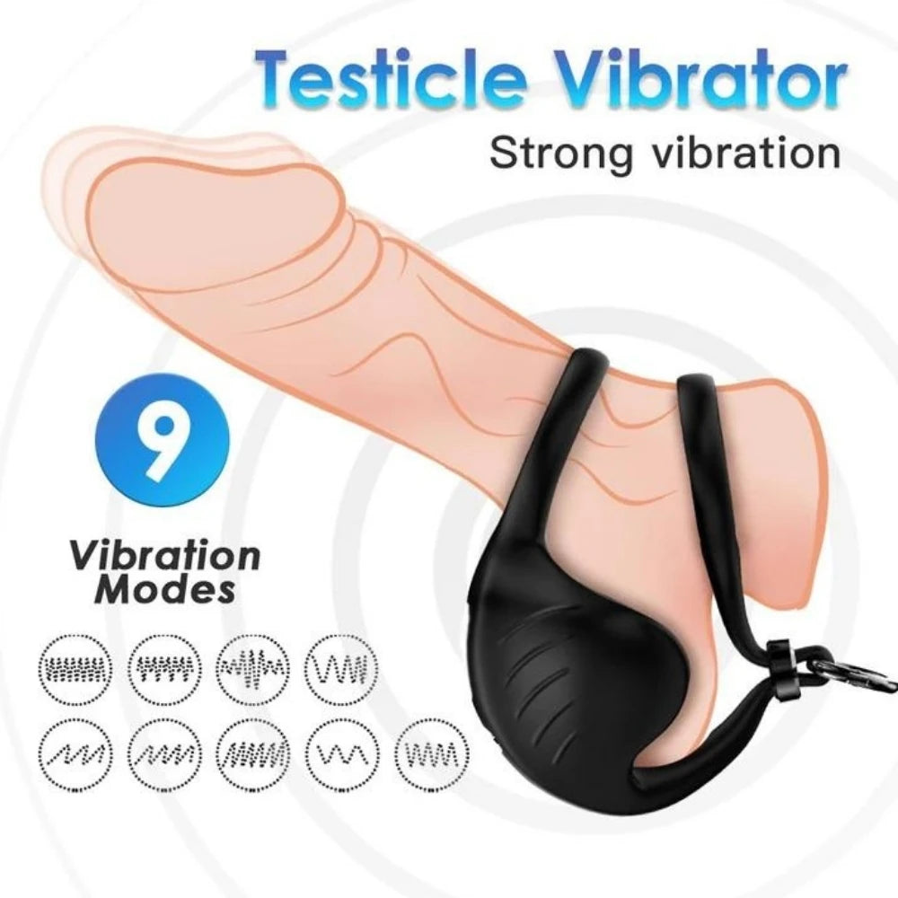Frowzer Fun Bag Titreşimli Testis ve Penis Halkası