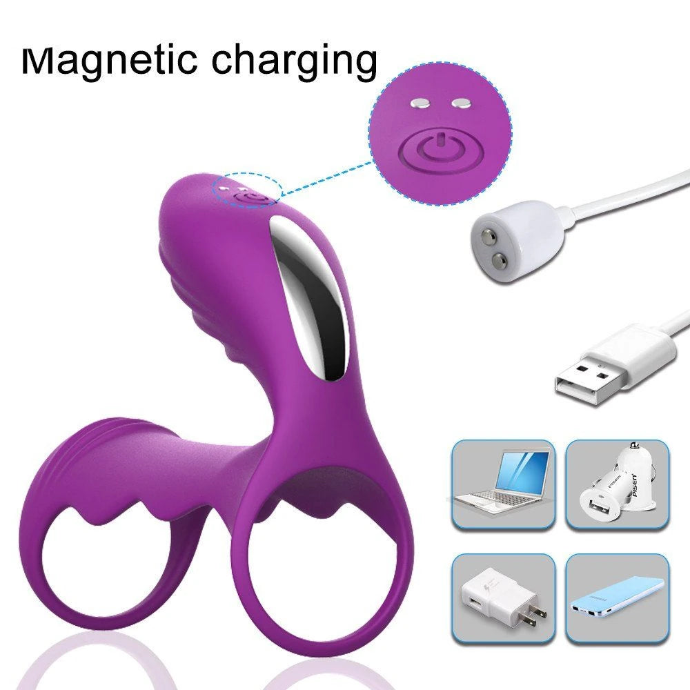 Frowzer Cockring Clitoral Stimulation Black Penis Kafesi