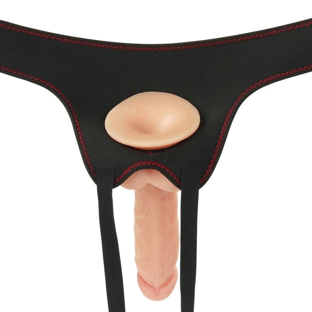 Lovetoy Easy Strapon 19 cm Flexible Kemerli Strapon Penis