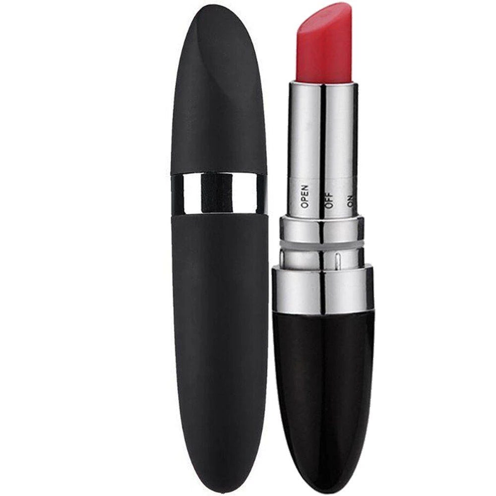 Frowzer Lipstick Compact Power Full Mini Ruj Vibratör-Black