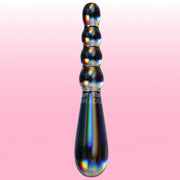 Lovetoy Twilight Gleam Glass Dildo- Rising Ripples Cam Dildo LV610023