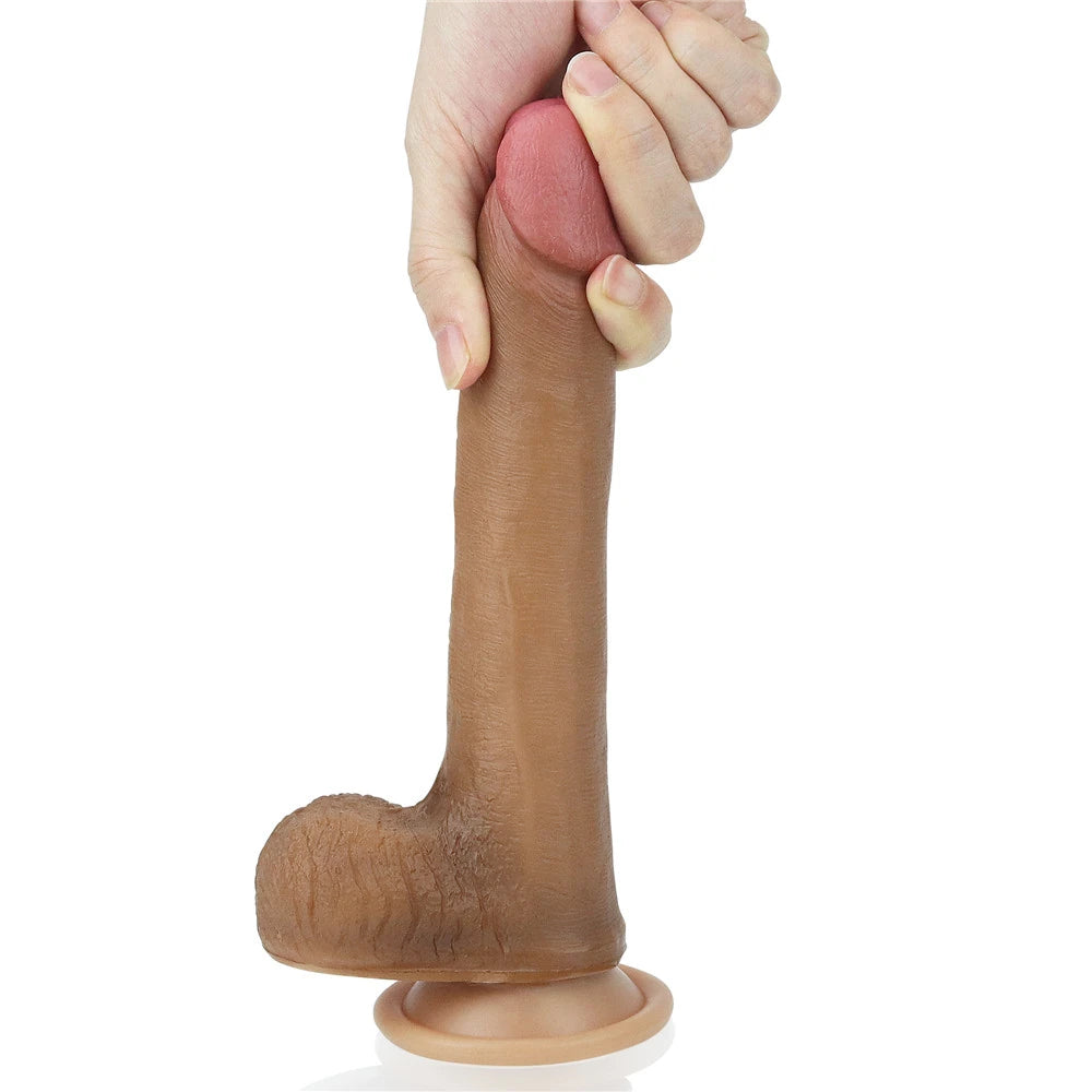 Lovetoy Nature Cock Soft Et Dokulu Realistik Penis 20 cm