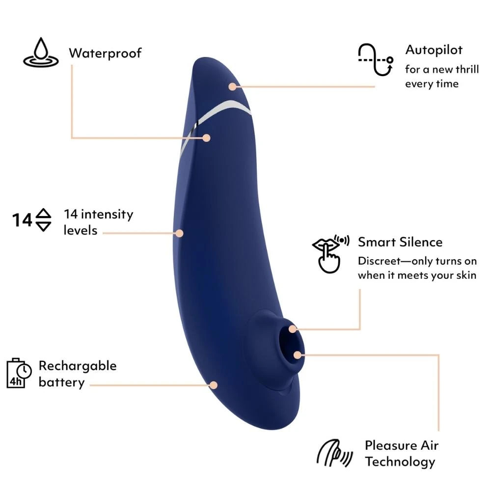 Womanizer Premium 2 Air Pulse Emiş Güçlü Vibratör
