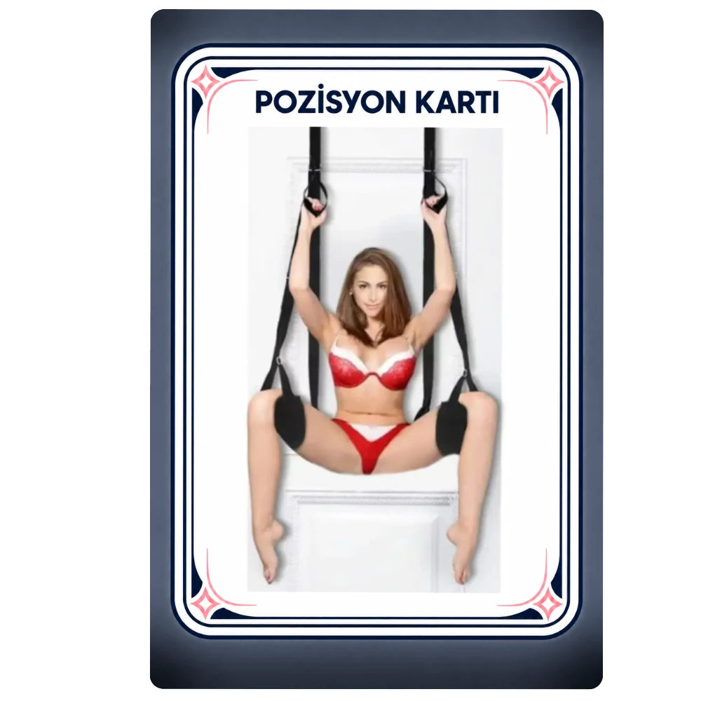 Frowzer Fetish Love Game Hakiki Deri Kapı Askılı Pozisyon Salıncak