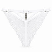 Frowzer Fantasy Wear Luxury Lingerie Dantelli Seksi Fantezi Külot-Beyaz