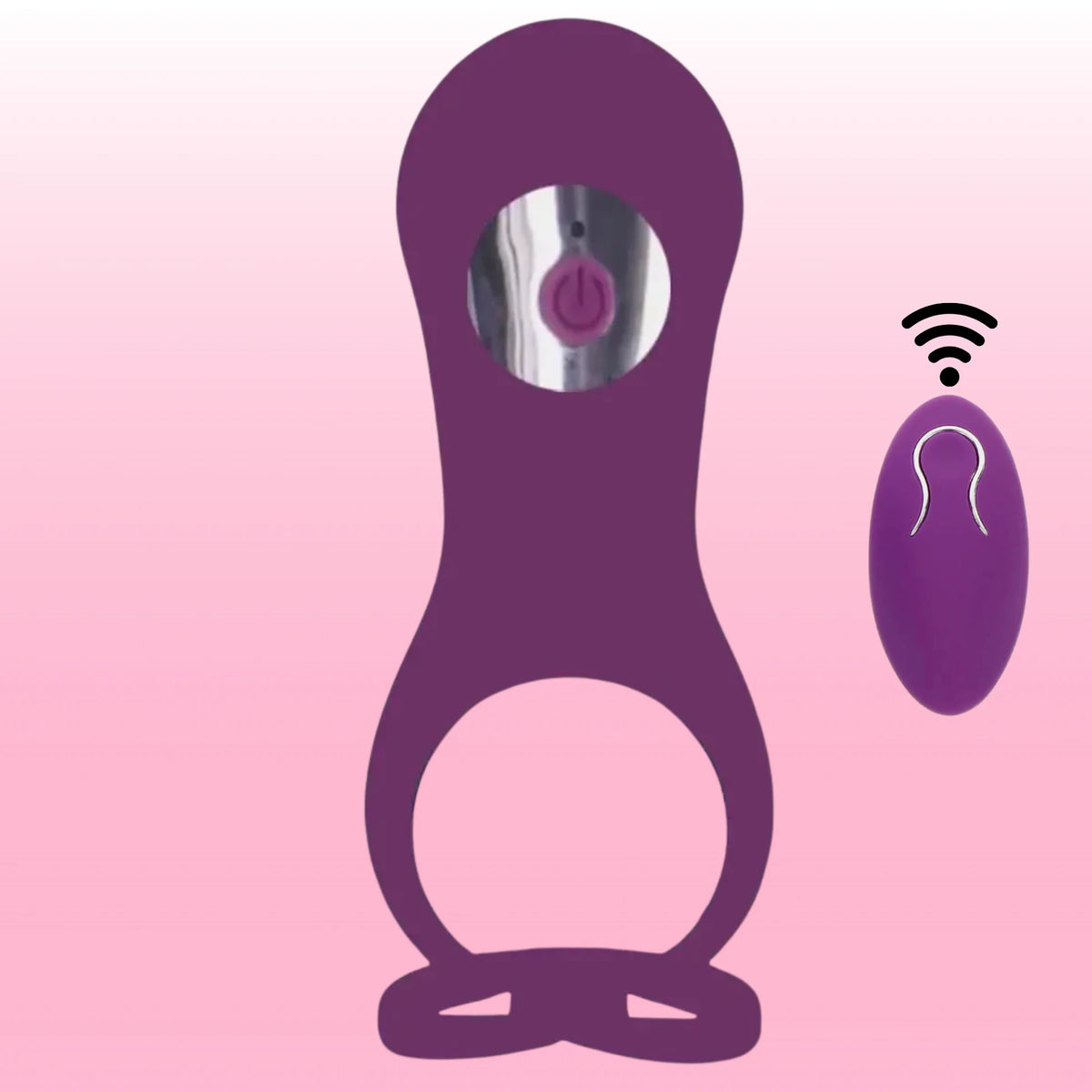 ToyJoy Happiness Halo Halo C-Ring Sleeve Titreşimli Penis Halkası
