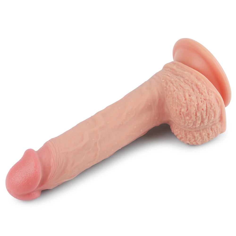 Lovetoy Dual Layered Silicone Cock 21.5 cm Realistik Penis LV4003F