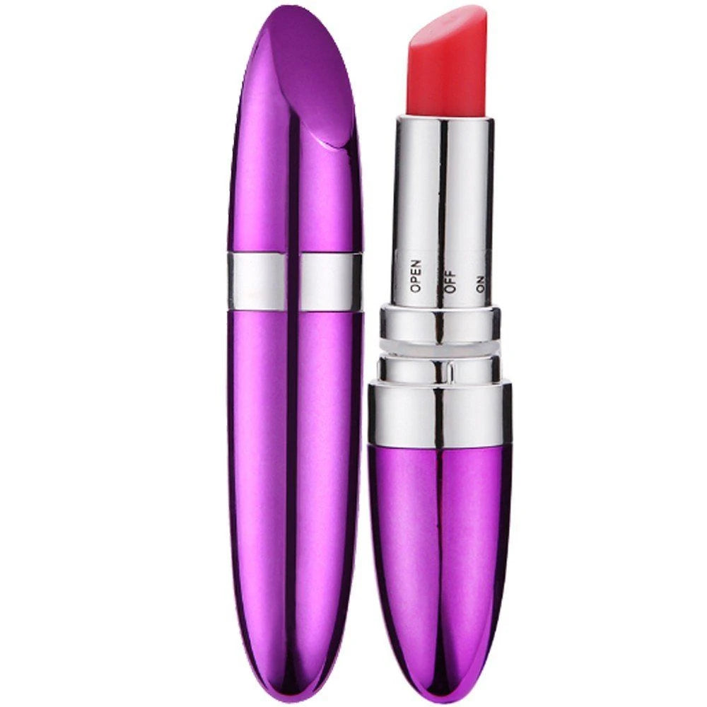 Frowzer Lipstick Compact Power Full Mini Ruj Vibratör-Purple