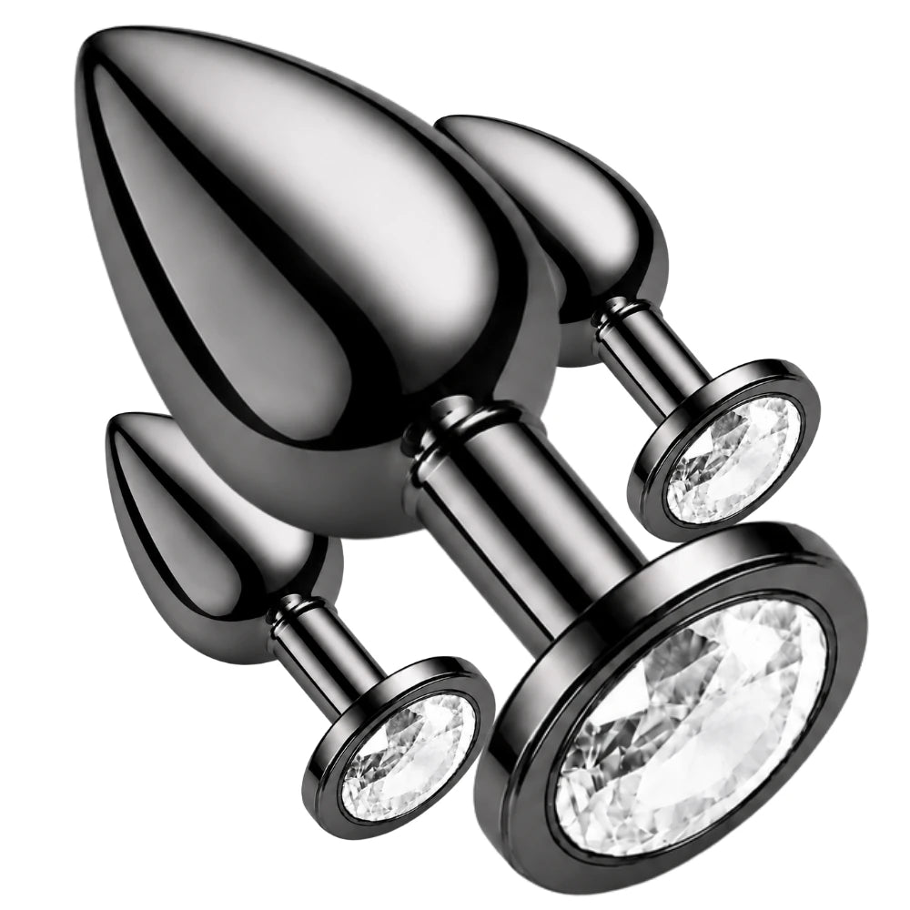 Anos Metal Butt Plug Anal Alıştırıcı Metal Plug Set