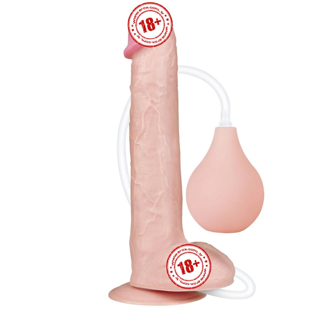 Lovetoy Squirt Extreme Dildo 28 Cm Boşalabilir Realistik Penis LV116023