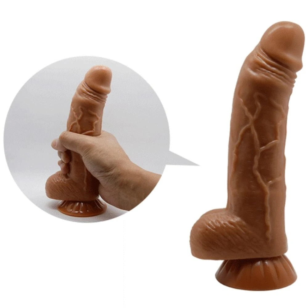 Baile Aktif Deri Özellikli Gerçekçi Realistik Penis 19 Cm