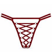 Frowzer Fantasy Wear Luxury Lingerie Bağlamalı Tanga-Kırmızı