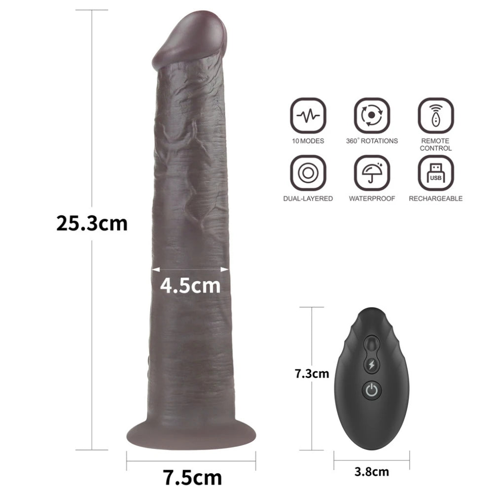 Lovetoy Dual Layered Nature Cock 25 cm Titreşimli Realistik Penis LV410222