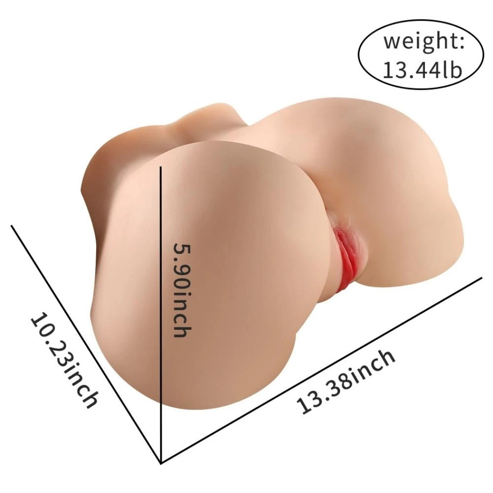 Shequ Melissa Anal ve Vajinal Realistik Kalça Masturbator XS-OEM093