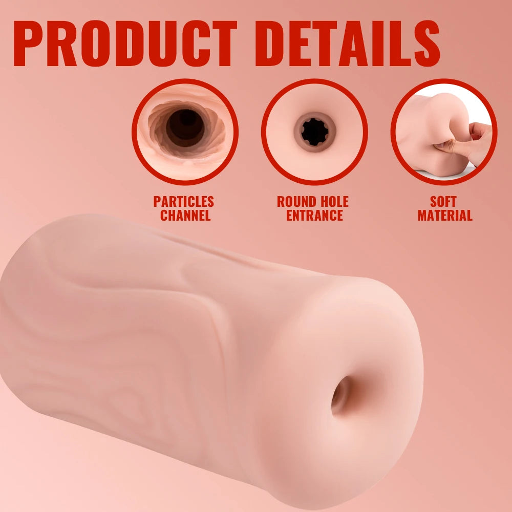 Shequ No.1 White Vagina İleri Geri Hareketli Vajina Masturbator SQ-MAT60135