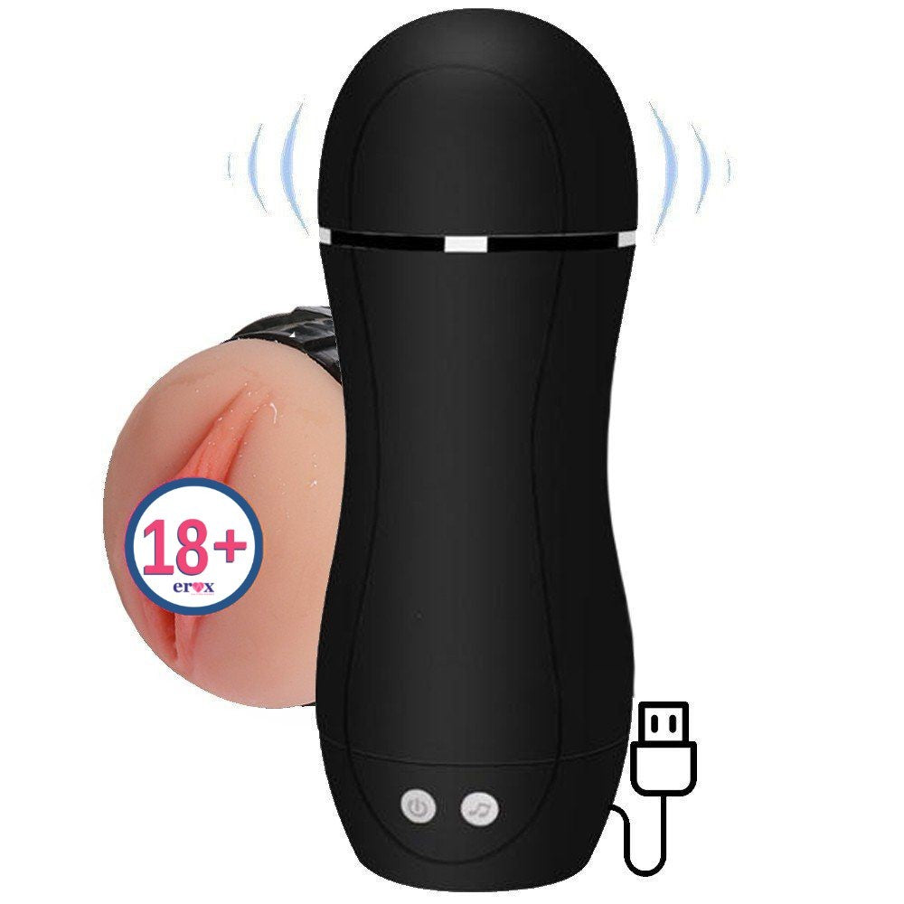 Shequ Tiny Waist Yumuşak Şarjlı Titreşimli Vajina Mastürbatör