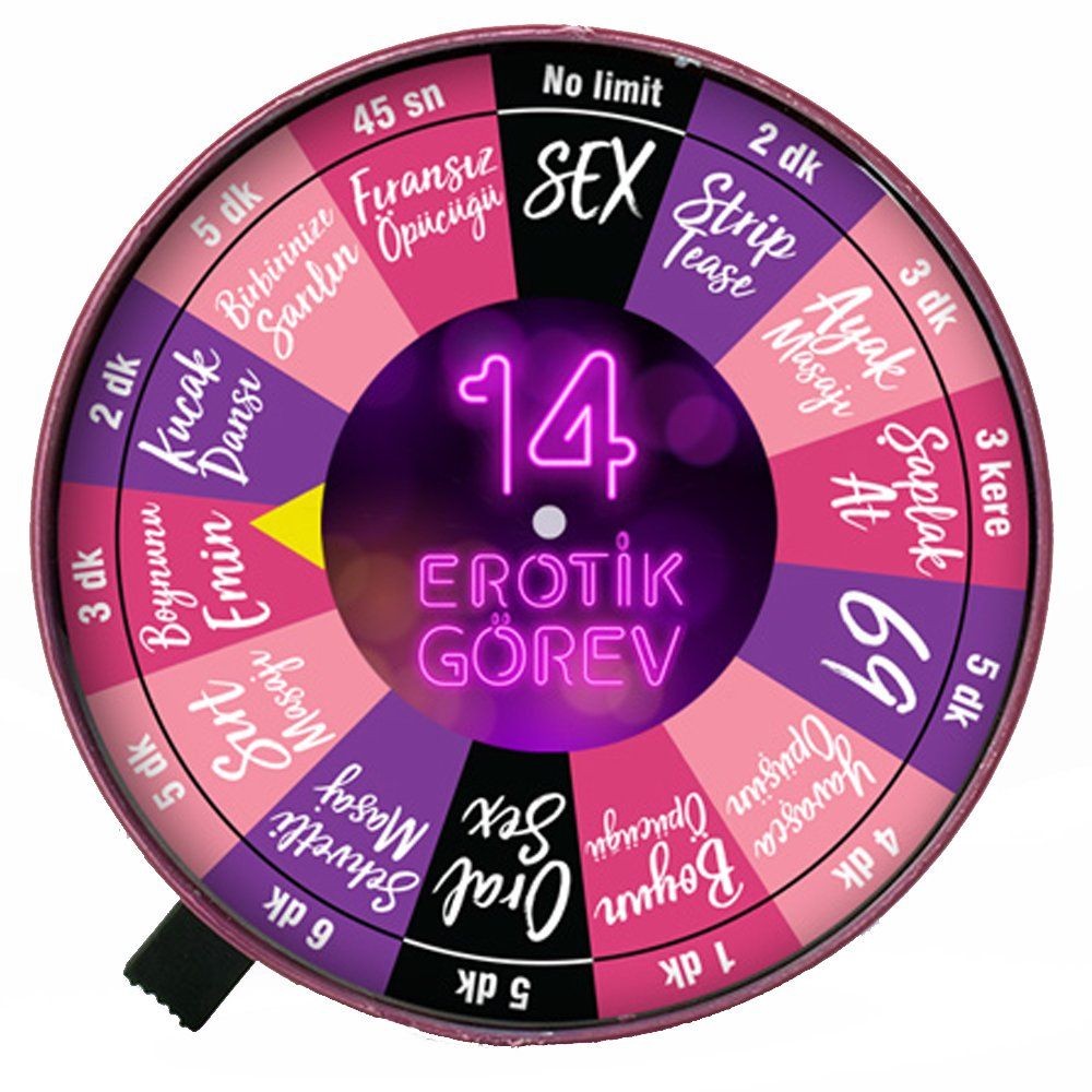 Erox Erotica Game 14 Görev Oyunu Erotik Çark